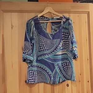 Peach Love Cream Boho Sheer Blouse